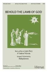 Behold the Lamb of God SATB choral sheet music cover